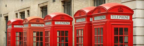 London phone booths