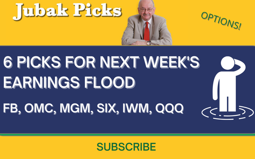 Watch my new YouTube video “6 picks for next week’s earnings flood”