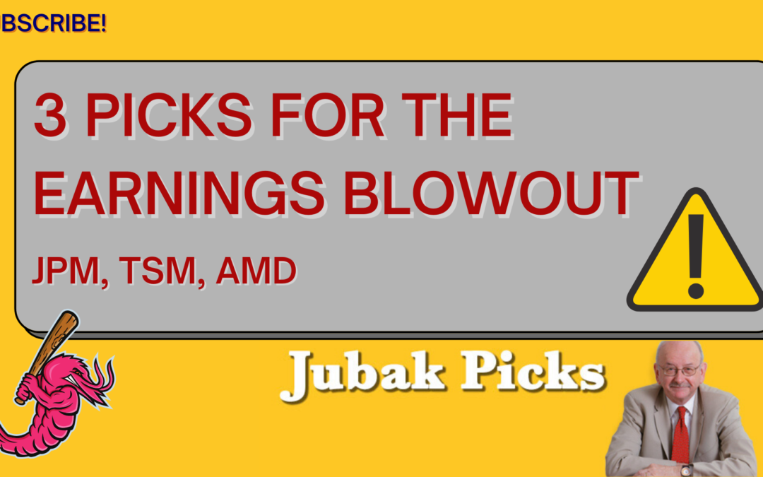 Watch my new YouTube video: 3 Picks for the Earnings Blowout