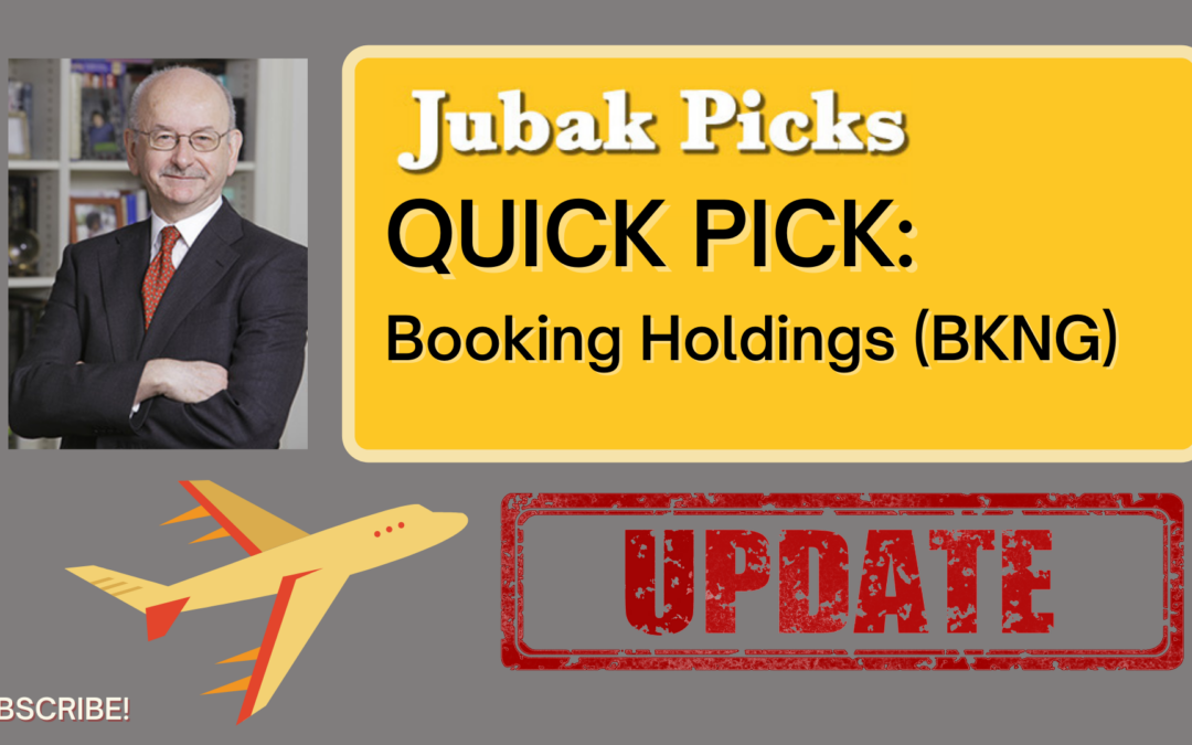 Please watch my new YouTube video: “Quick Pick Booking Holdings Update”