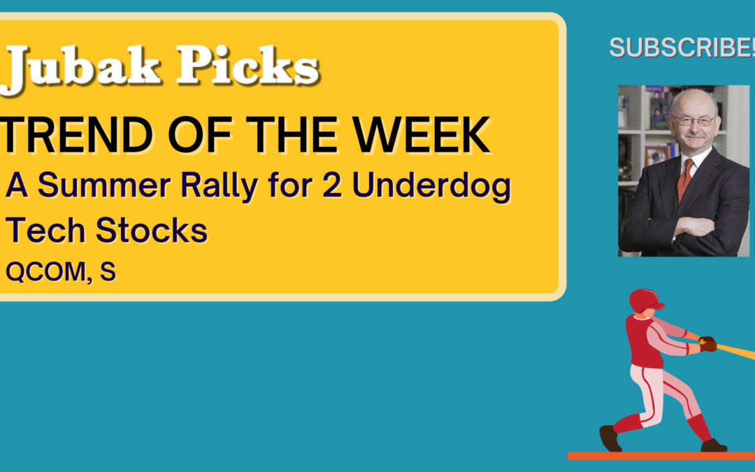 Please watch my New YouTube video Trend of the Week: A Summer Rally for Two Underdog Tech Stocks