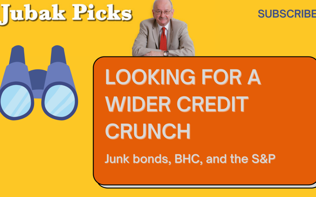 Please watch my new YouTube video: Looking for a wider credit crunch