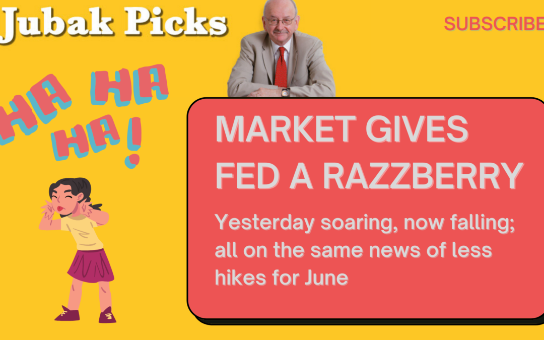 Please watch my new YouTube video: “Market gives Fed a raspberry”