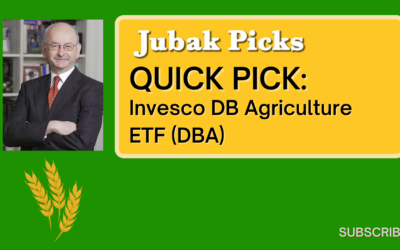 Please watch my new YouTube video: Quick Pick Invesco Agriculture ETF