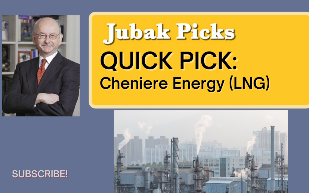 Please Watch My New YouTube Video: Quick Pick Cheniere Energy