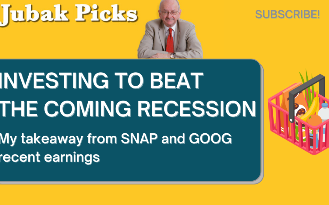 Please watch my new YouTube video: Investing to beat the coming recession