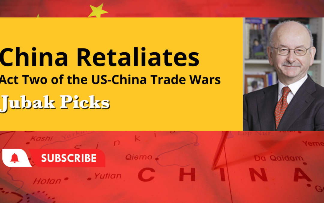Please watch my new YouTube video: China Retaliates, Act 2 of the U.S-/China trade war