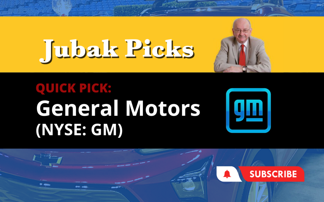 Please Watch My New YouTube Video: Quick Picks General Motors